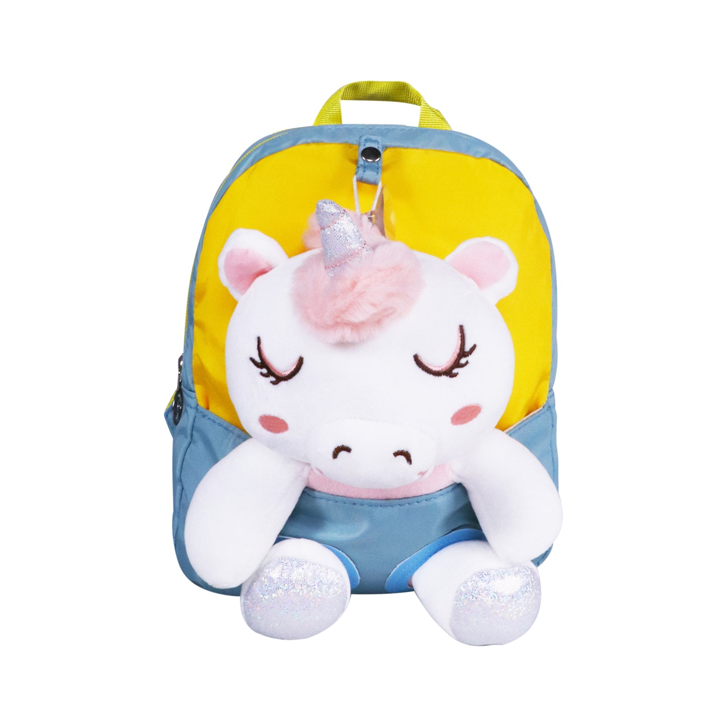 Smily kiddos Unicorn Plush Toy Backpack -Green