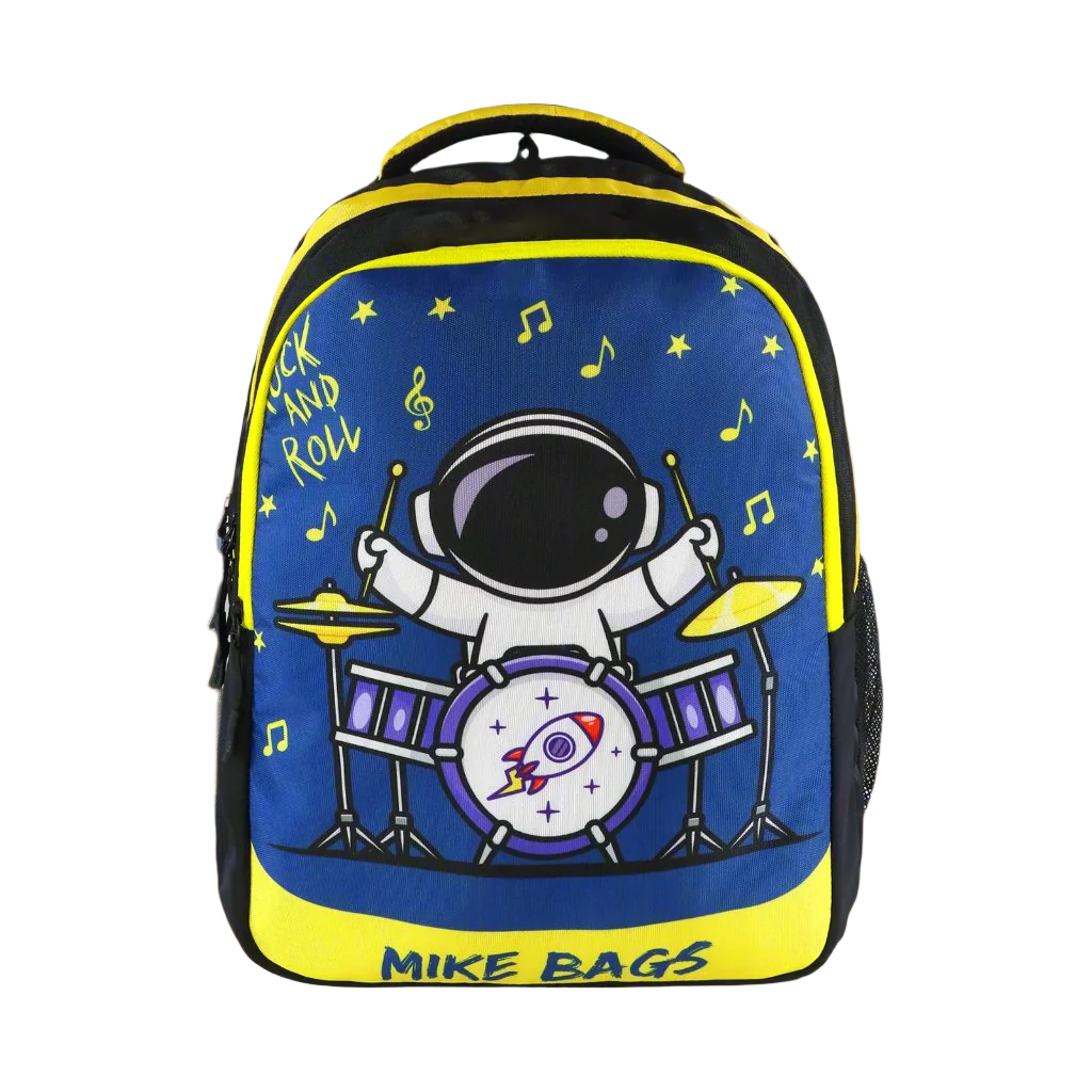 Mike Junior 15L School Backpack Astro Drums for Boys