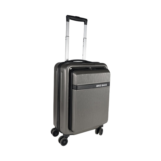 Mike Nova Hard Case Trolley Bag - Grey