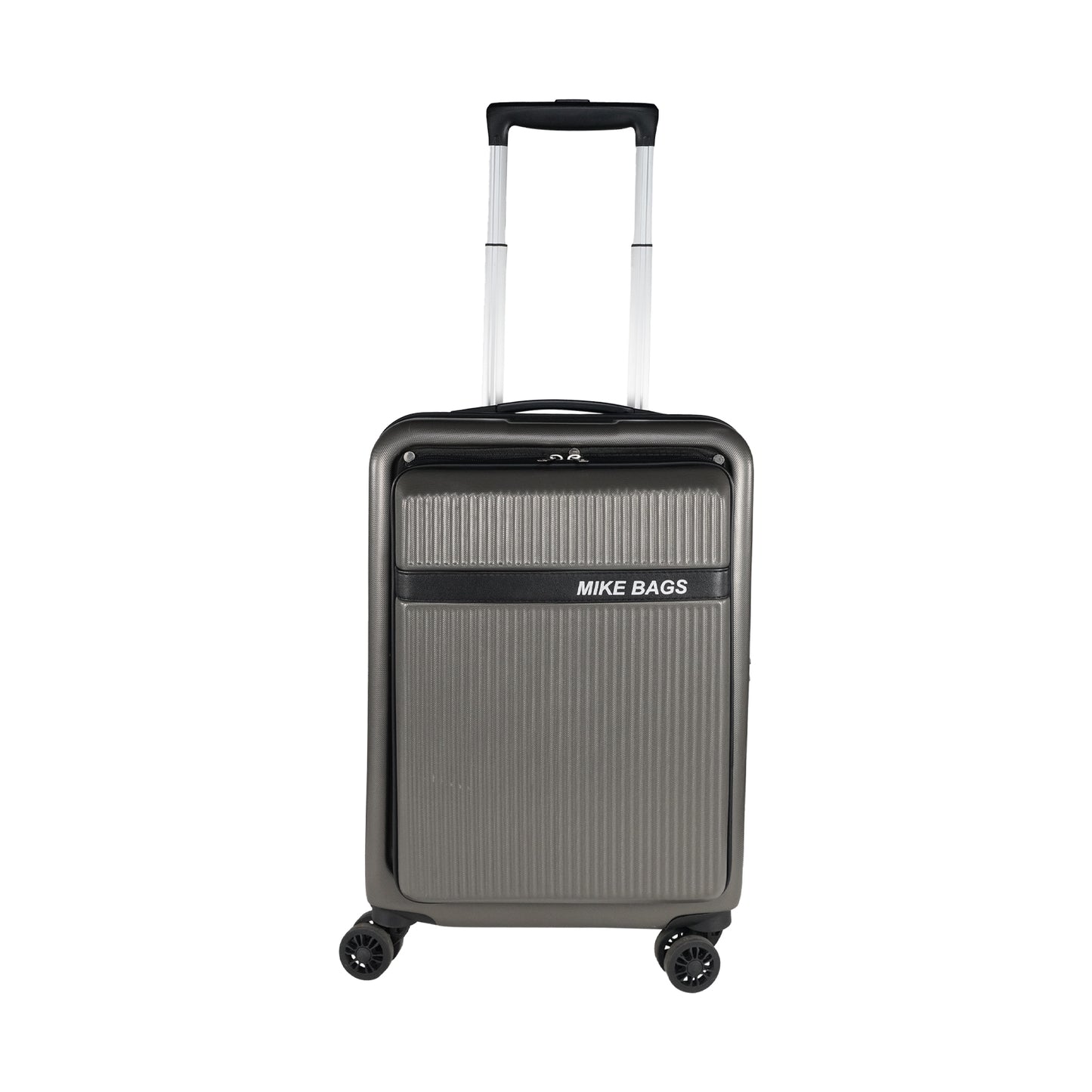 Mike Nova Hard Case Trolley Bag - Grey