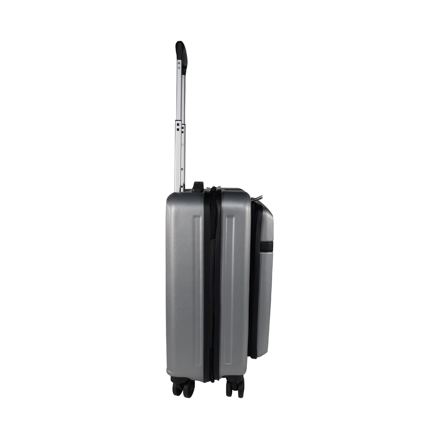 Mike Nova Hard Case Trolley Bag - Silver