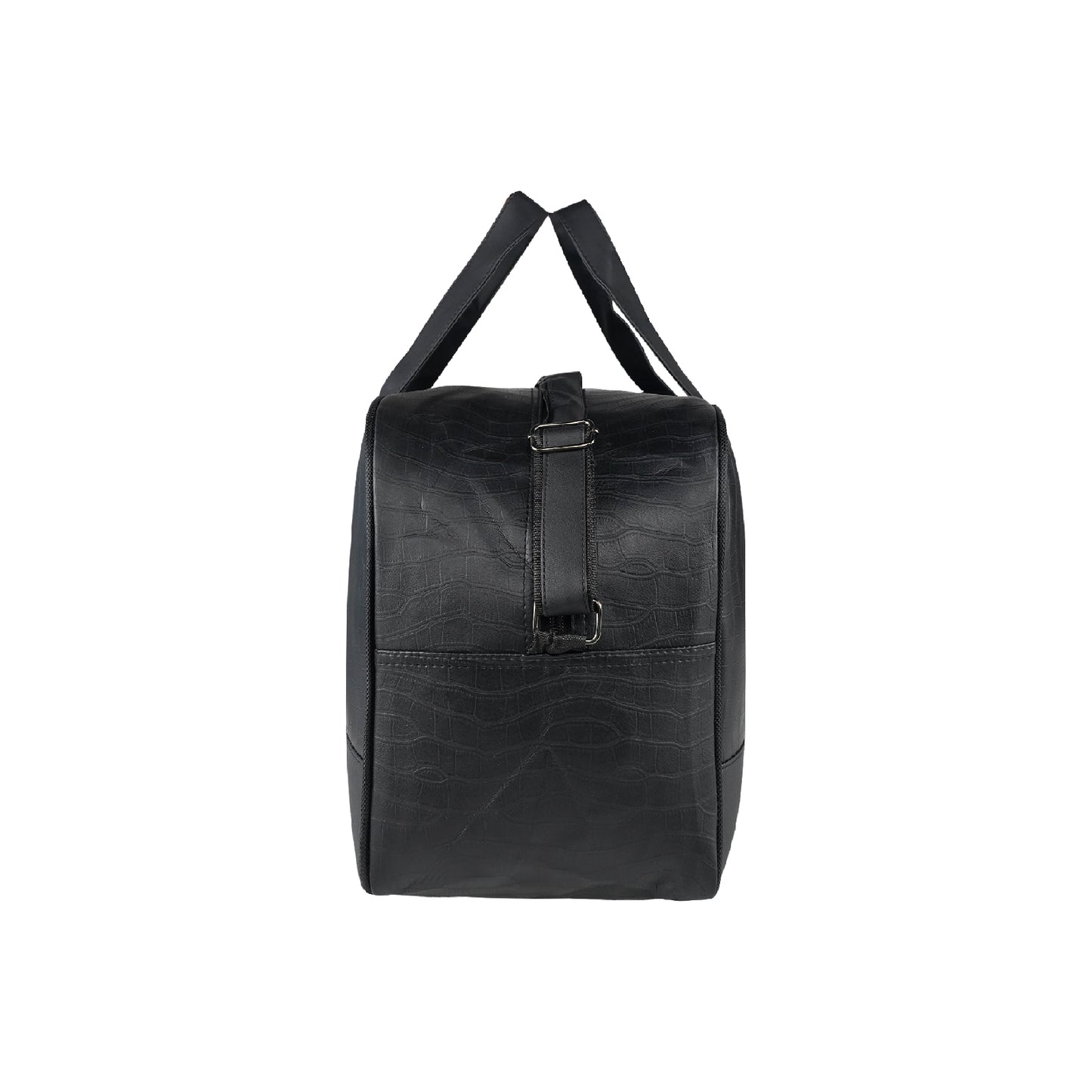 Mike PU Leather 32L Fizz Duffle Bag - Black
