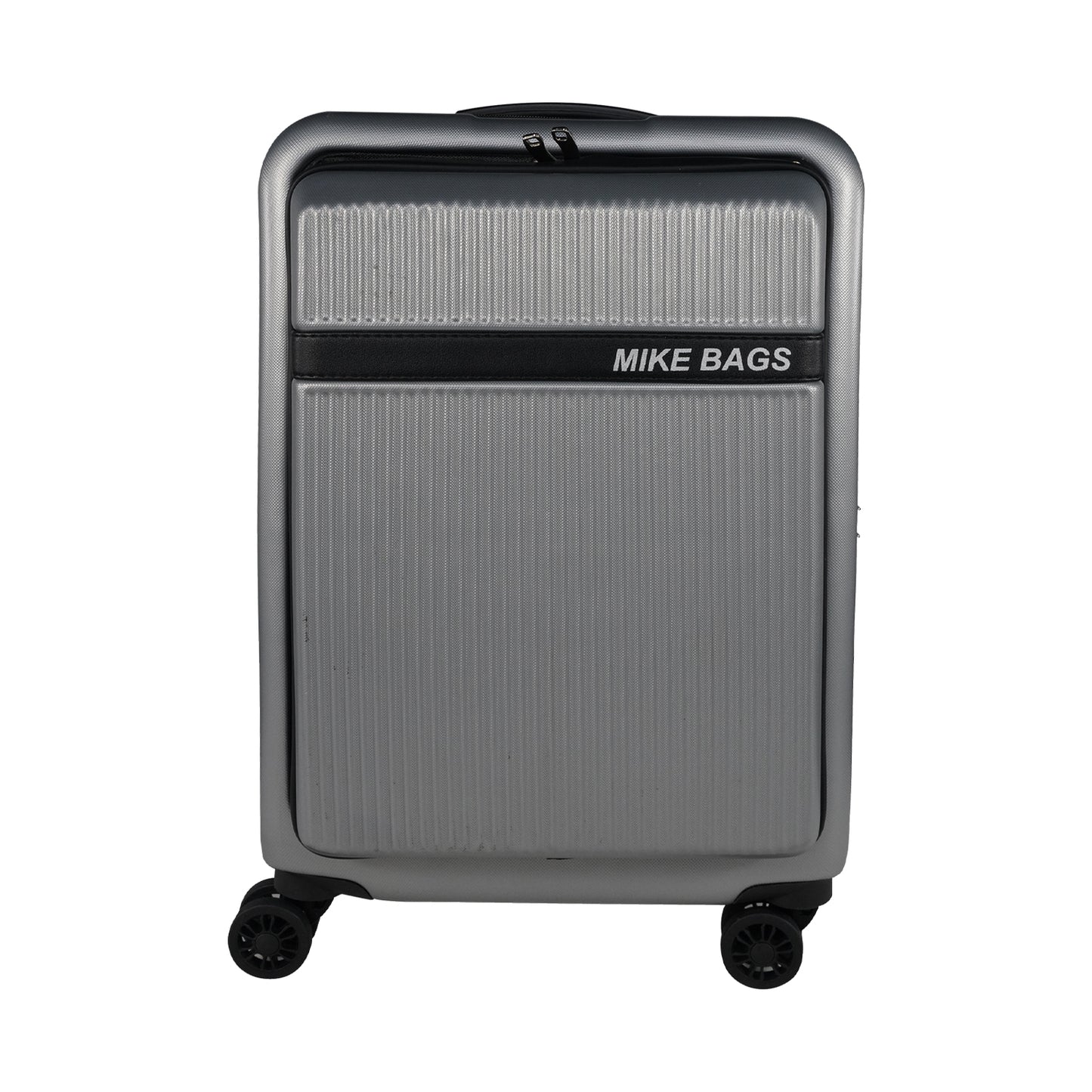 Mike Nova Hard Case Trolley Bag - Silver