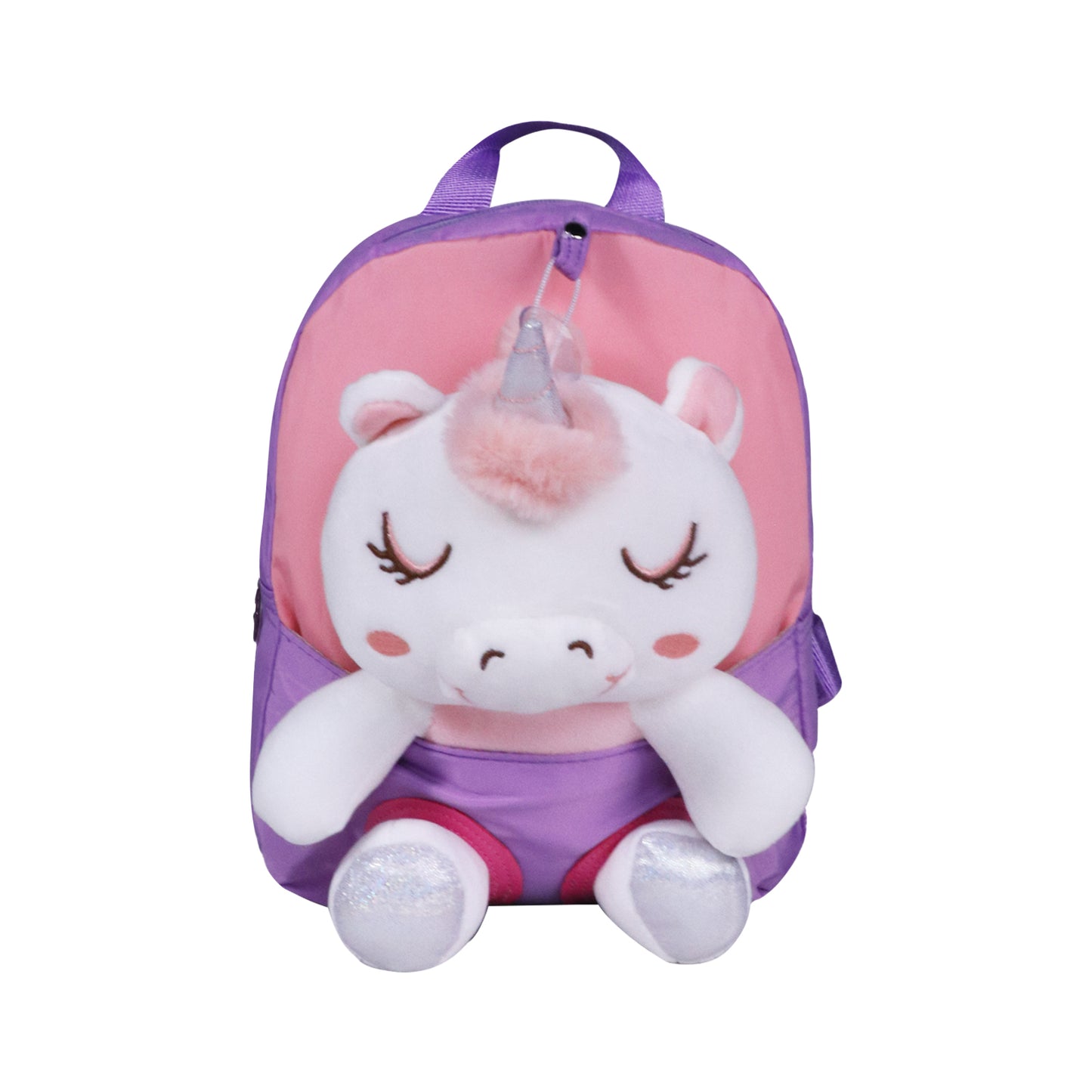 Smily kiddos Unicorn Plush Toy Backpack - Purple