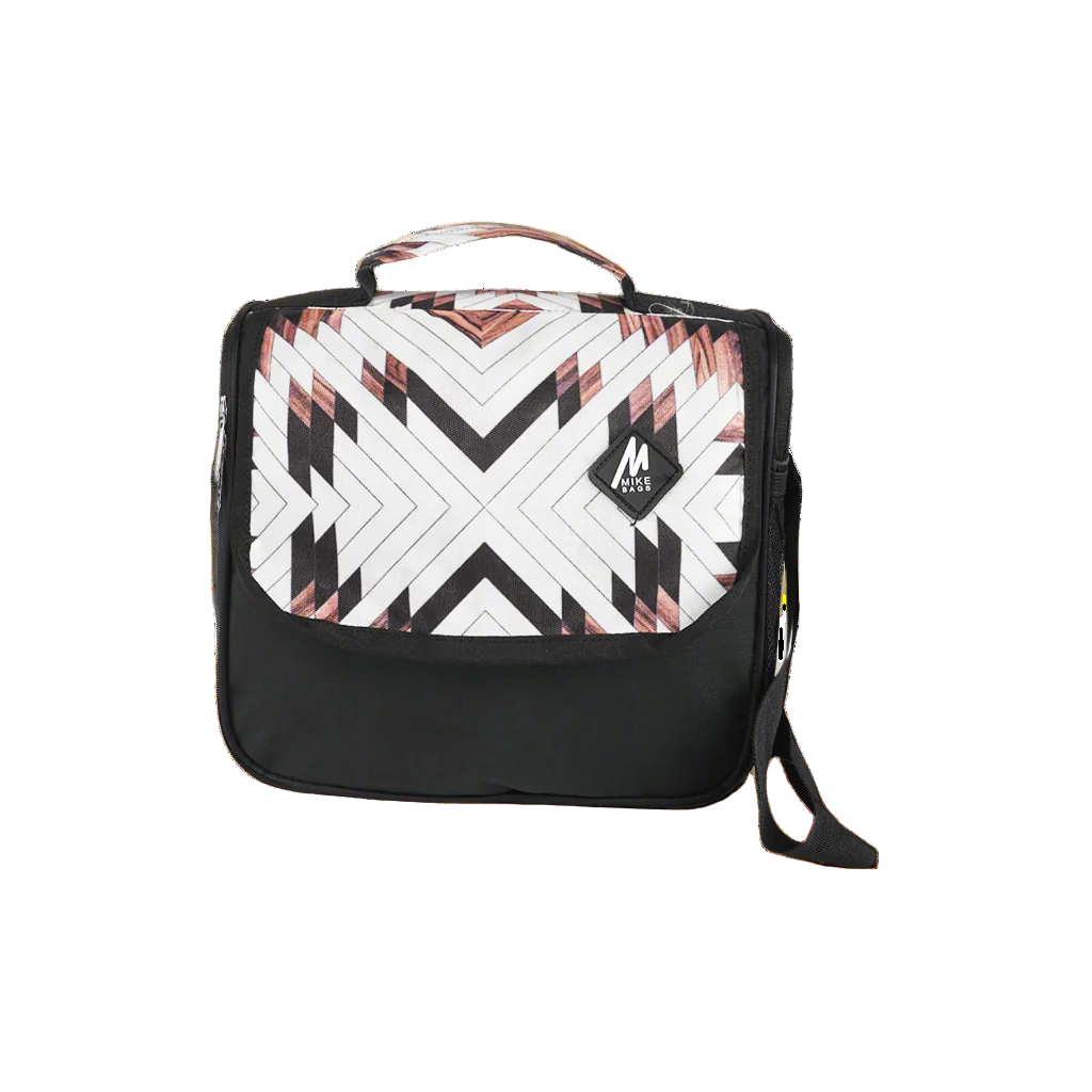 Mike Kitkat Lunch Bag -White & Black