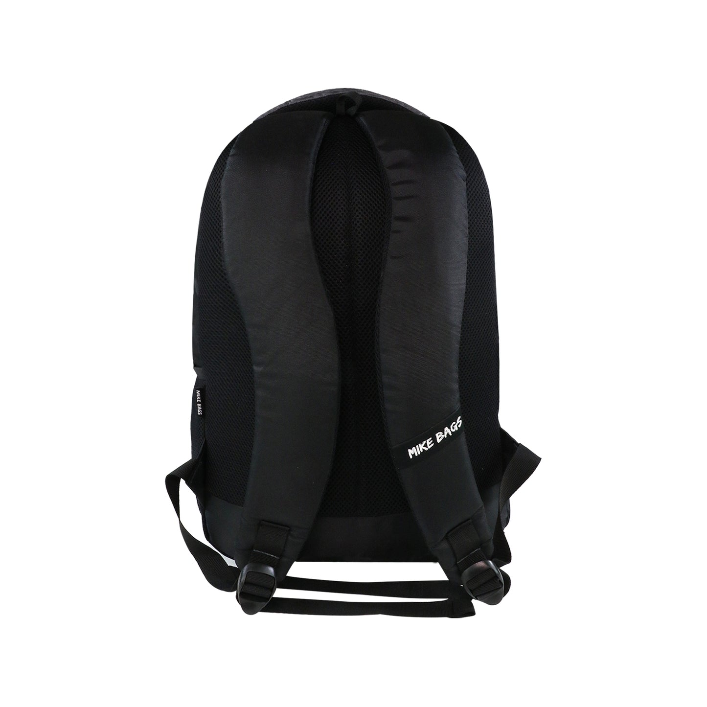 Mike School bag Unisex Backpack Polyester with Two Compartments combo offer Water ressitant Backpack (Black & Dark Blue, 27L)