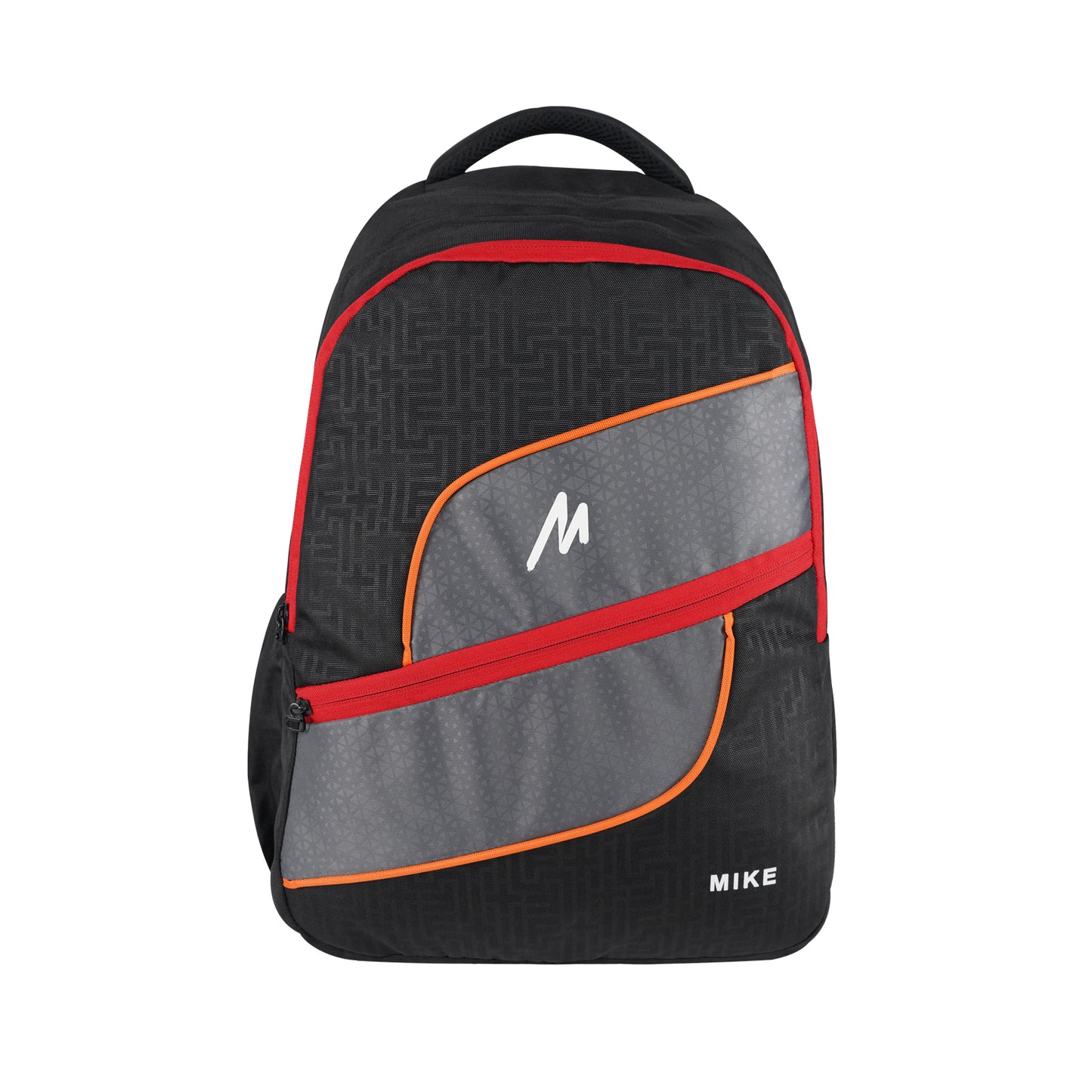Mike Elemental Laptop Backpack - Black & Orange