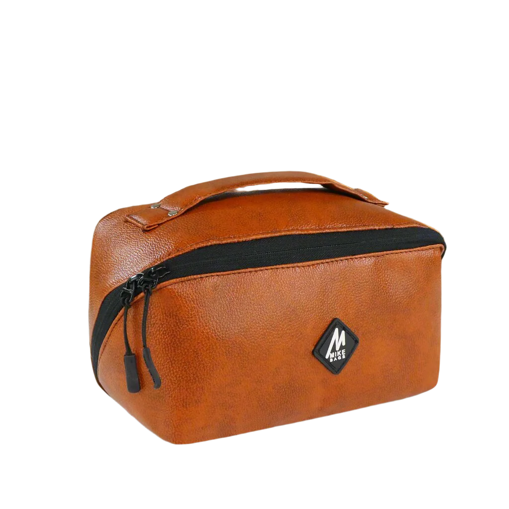 Mike Cosmetic Pouch - Tan