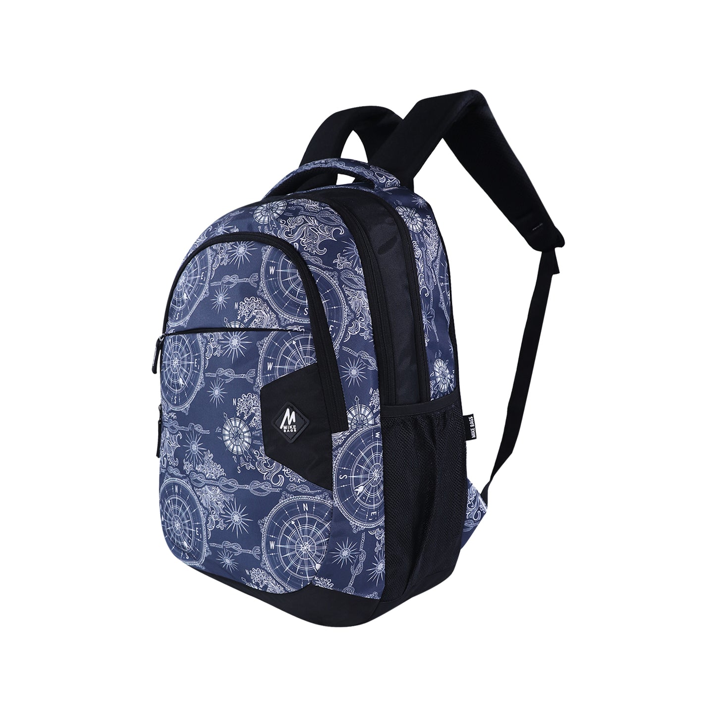 Mike Splendid 29L Laptop Backpack- Navy Blue & Black