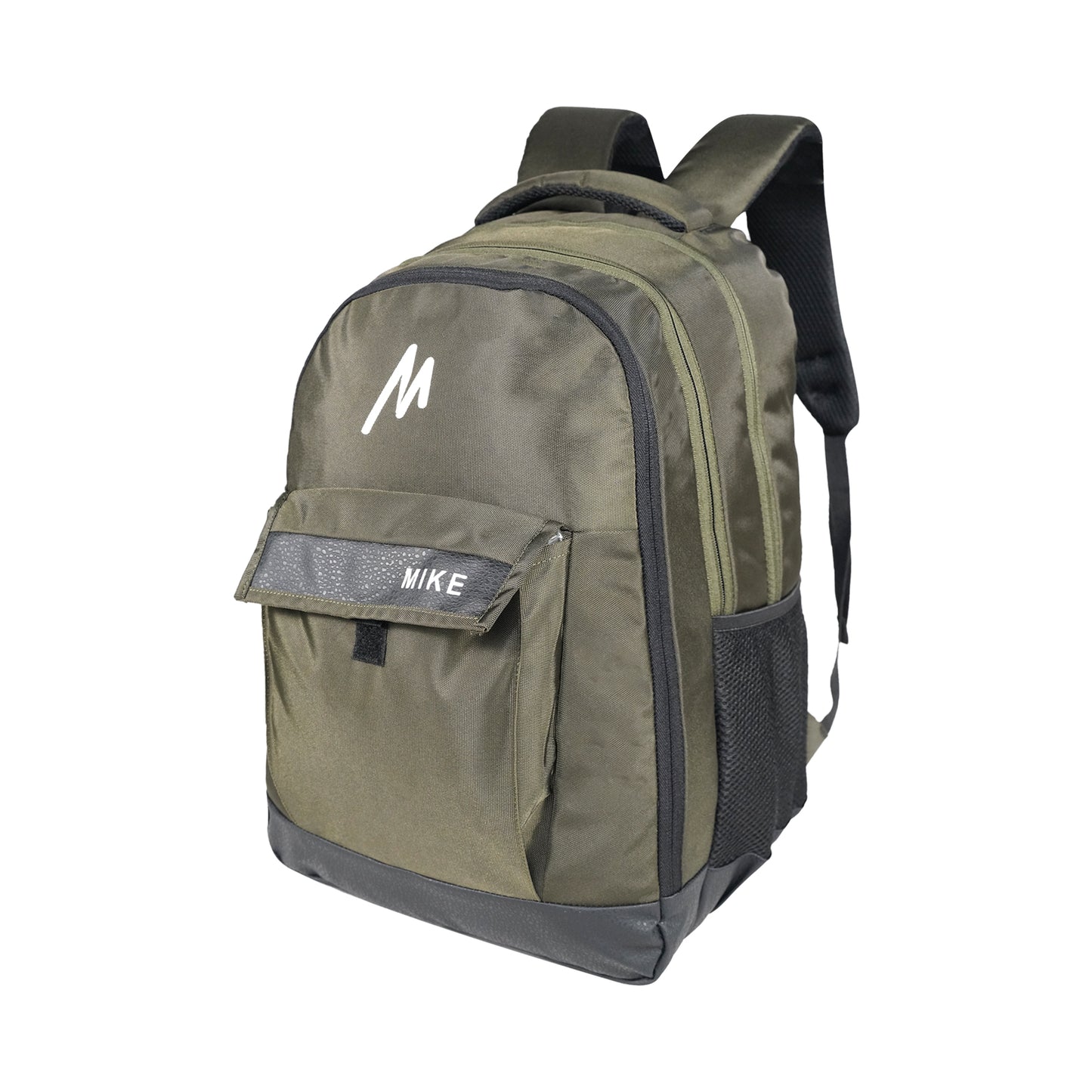 Mike Paramount Laptop Backpack - Olive Green