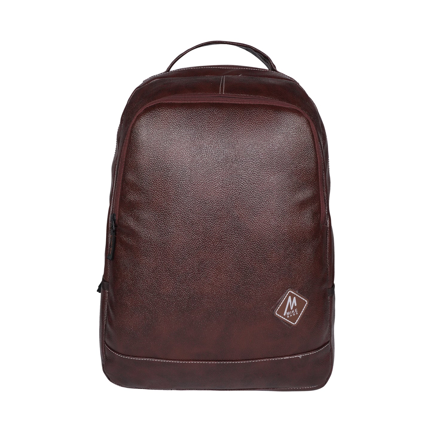 Mike Phoenix Leather Laptop Backpack - Brown