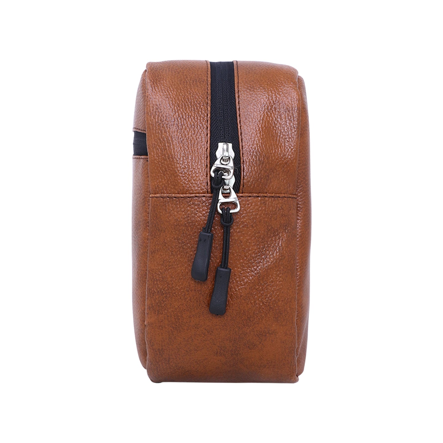 Mike Leather Make Up Pouch - Brown