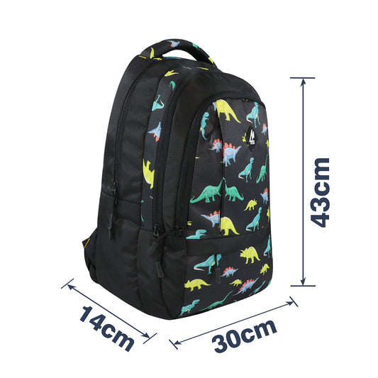 Mike Rage Dino Backpack - Black