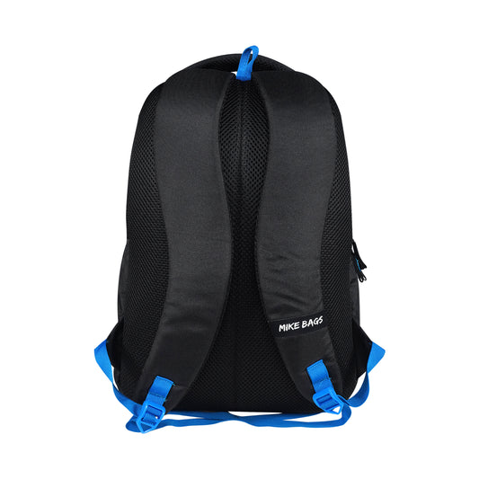 Mike Elemental Laptop Backpack - Black & T Blue