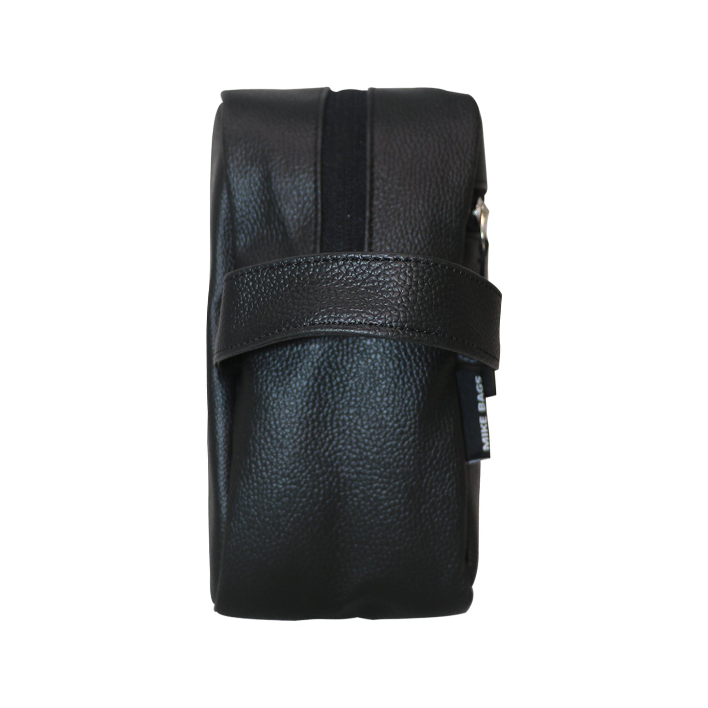 Mike Leather Make Up Pouch-Black