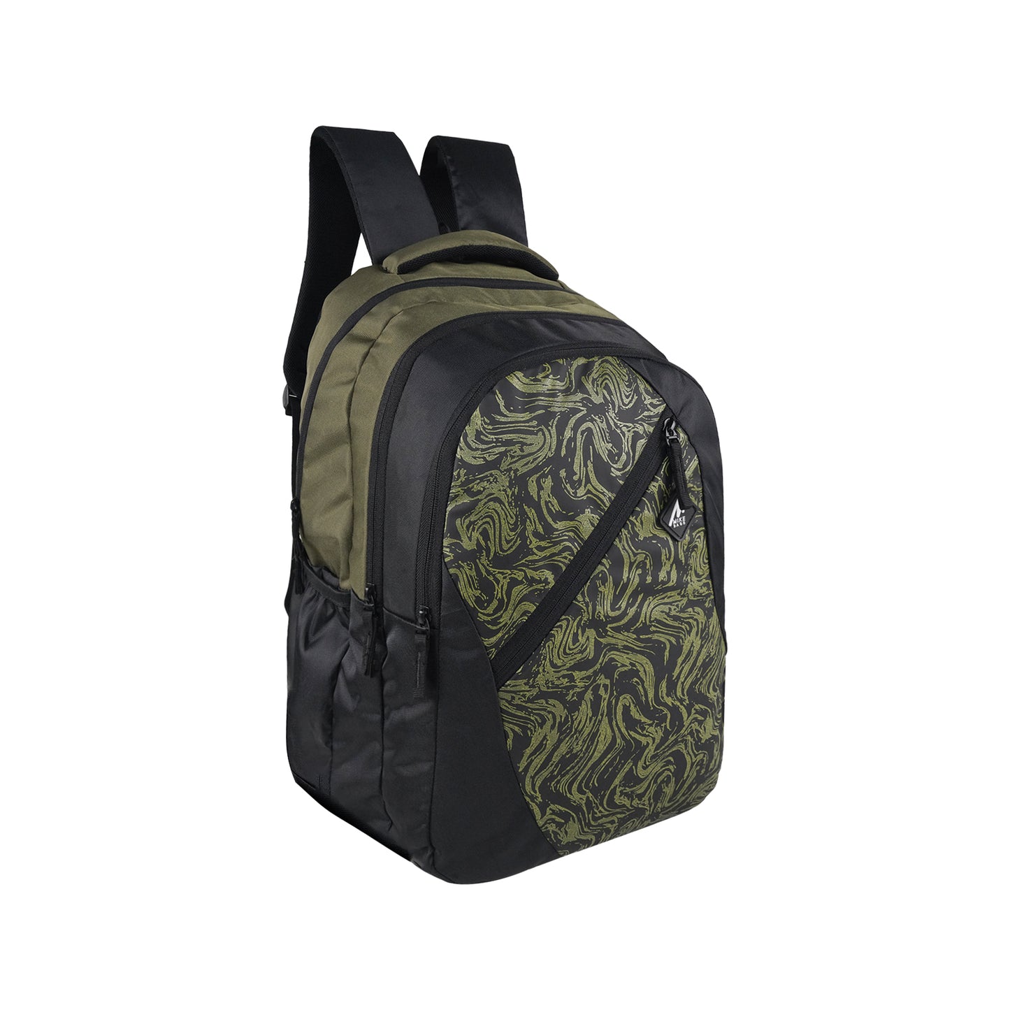 Mike Aero Laptop Backpack - Olive Green & Black