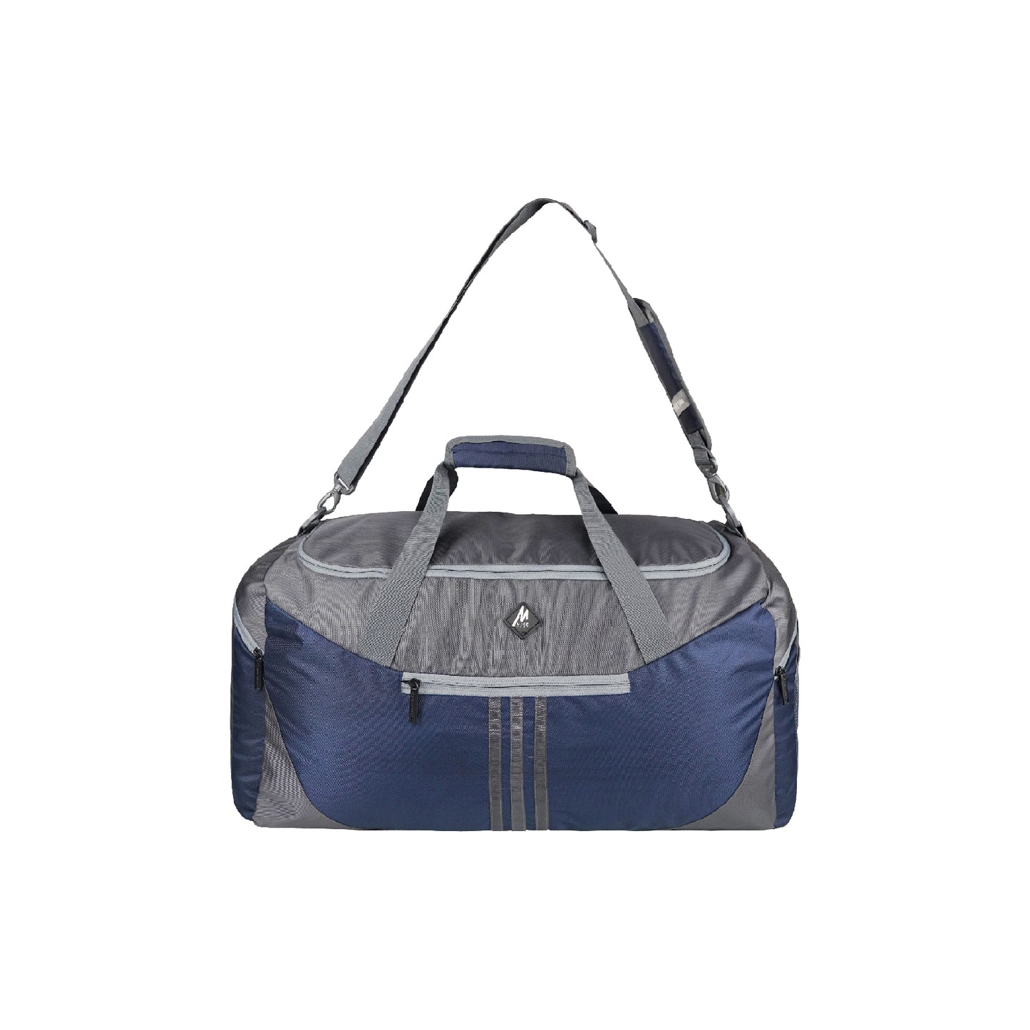 Mike Delta Pro Duffle Bag 24" - Grey & Navy Blue