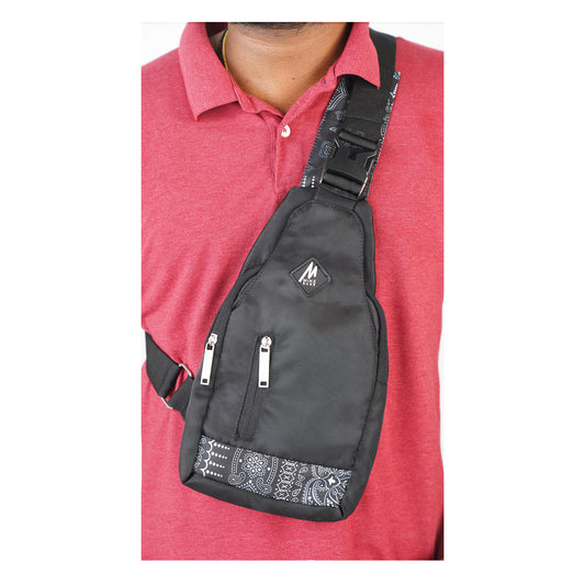 Mike Wilder Cross Body Sling Bag - Black
