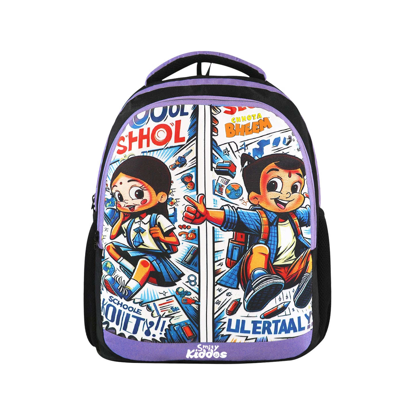 Smily Kiddos - Licensed Chhota Bheem Preschool Backpack I - Purple