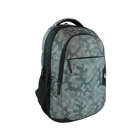 Mike Booster 29L Laptop Backpack - Camo Print Grey