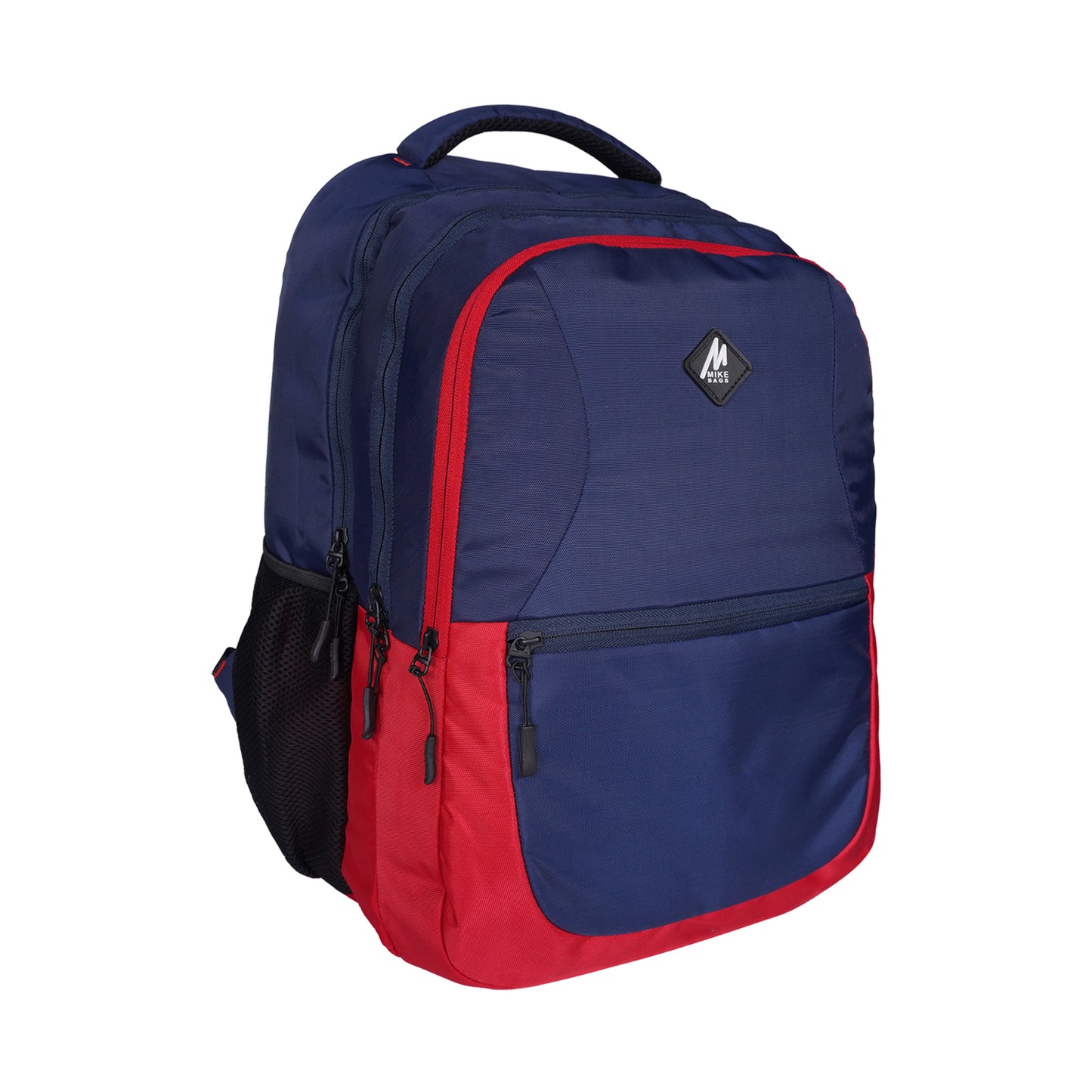 Mike Crayon Plus Laptop Backpack - Red & Navy Blue