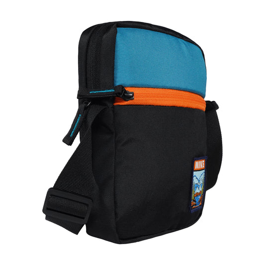 Mike Spectrum Sling Bag- Indigo & Orange