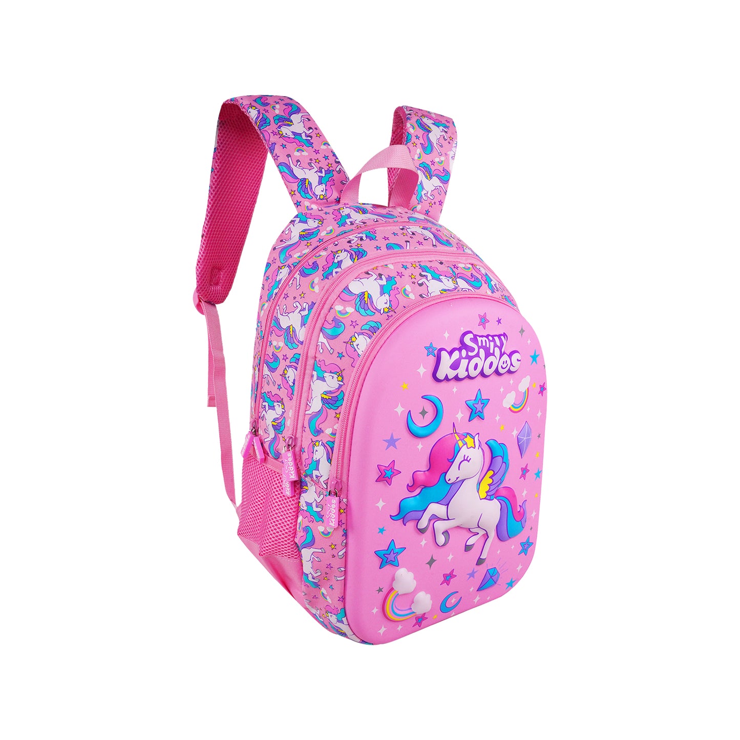 Sky Unicorn EVA Shell Backpack (19L) | Durable & Lightweight Kid's School Bag – Pink (45 x 30 x 14 cm)
