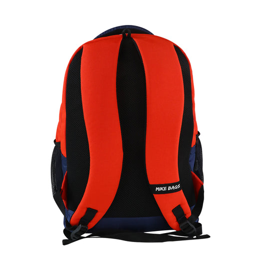 Mike Junior Backpack Playful Dino - Red & Navy Blue