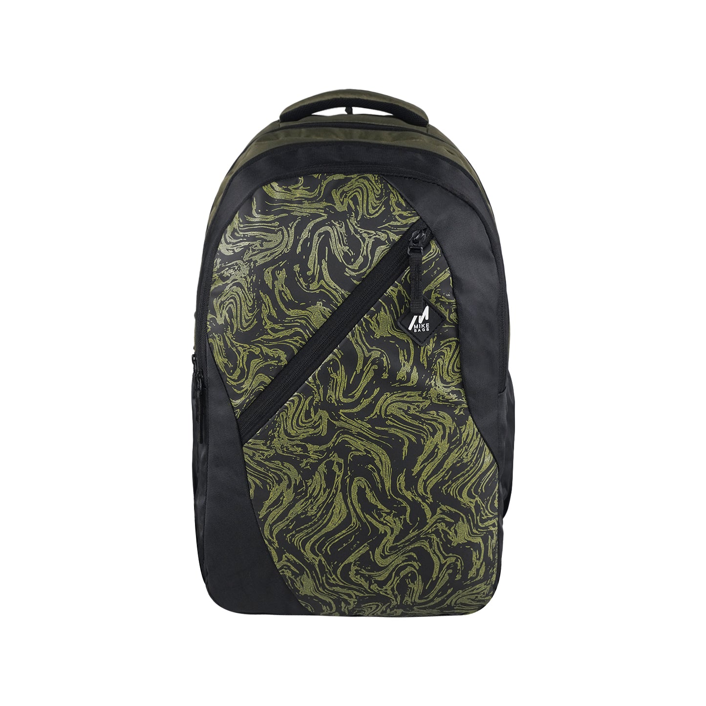 Mike Aero Laptop Backpack - Olive Green & Black