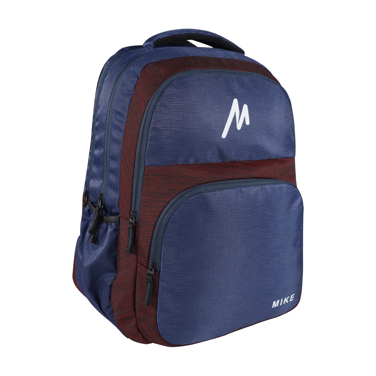 Mike Versa Backpack - Navy Blue & Maroon