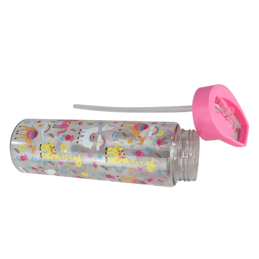 Smily kiddos Sipper Bottle 750 ml - Lama Theme | Pink