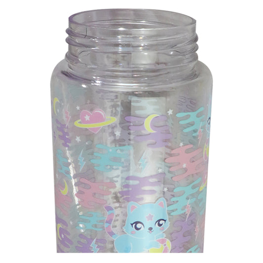 Smily kiddos Sipper Bottle 750 ml - Kitty Theme | Purple