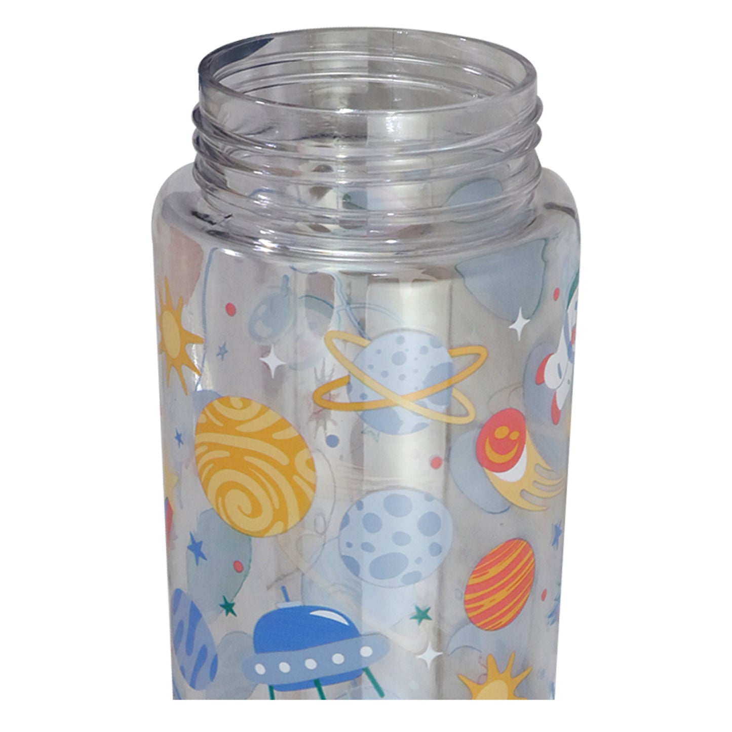 Smily kiddos Sipper Bottle 750 ml - Space Theme | Navy Blue
