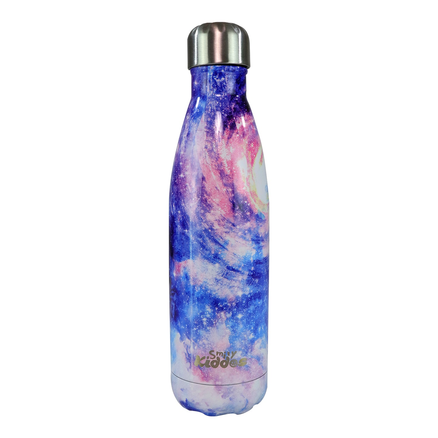 Smily Kiddos 500 ML Stainless Steel Water Bottle - Starry Night purple