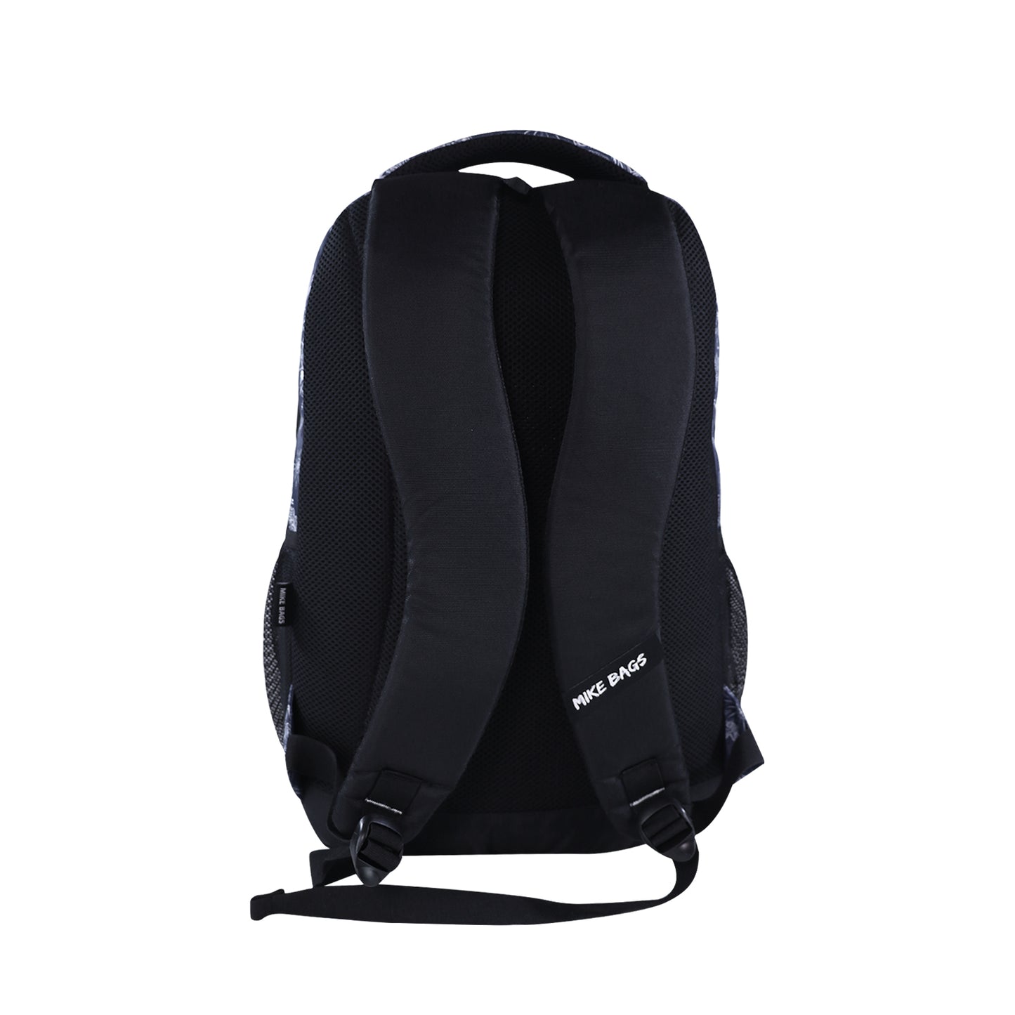 Mike Exquisite 27L School Backpack for Boys & Girls - Black
