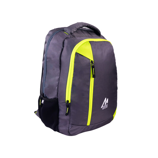 Mike Electra Laptop Backpack - Grey & Green