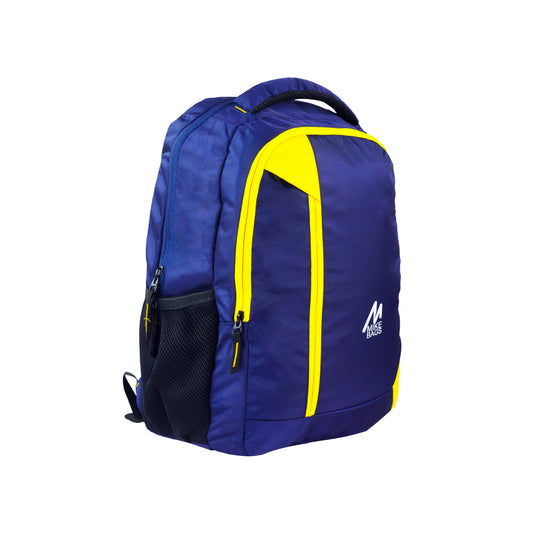 Mike Electra Laptop Backpack - N Blue & Yellow