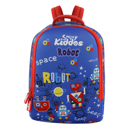 Smily Kiddos Preschool Backpack Robot Theme