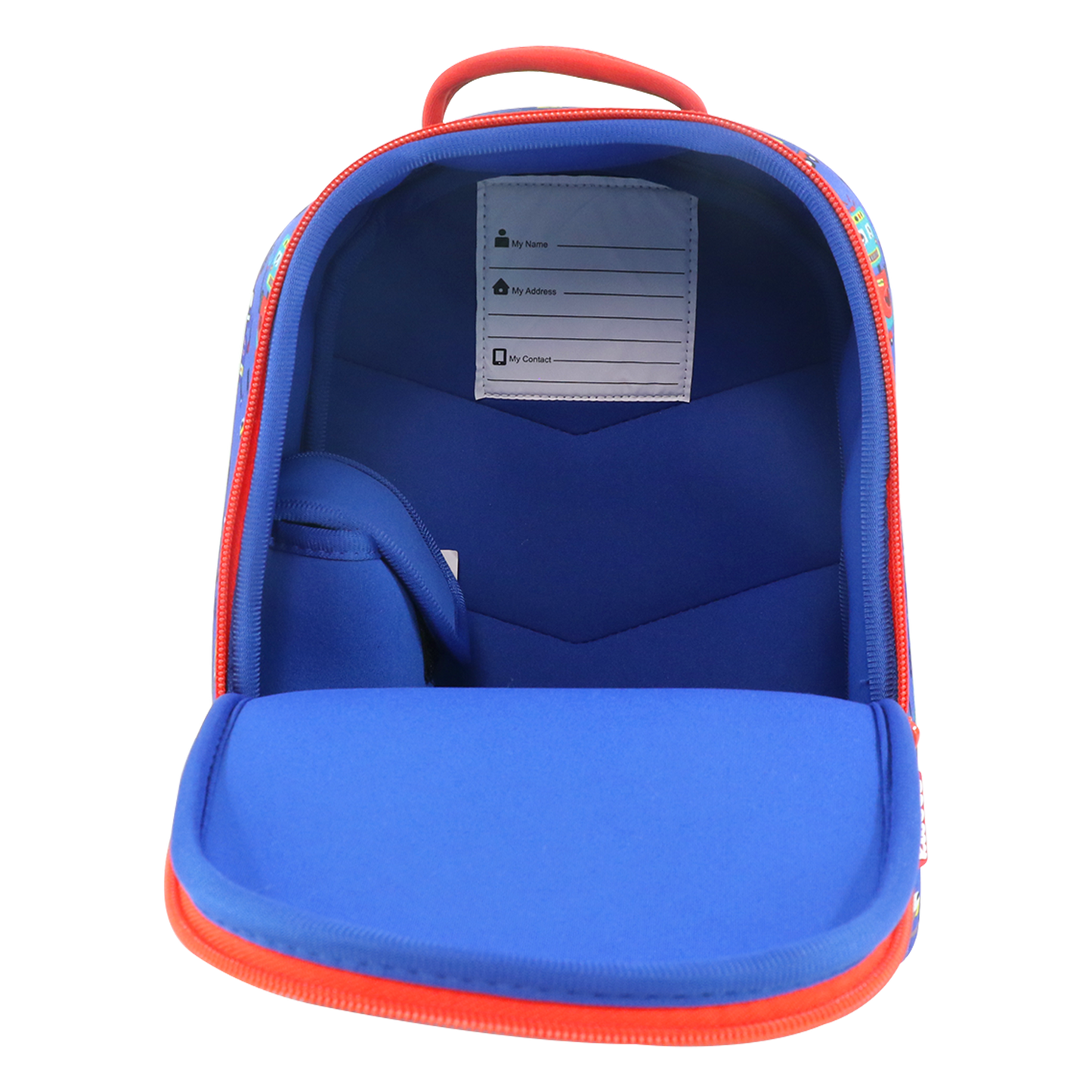 Smily Kiddos Preschool Backpack Robot Theme