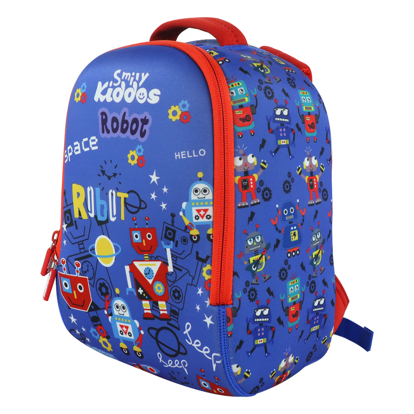 Smily Kiddos Preschool Backpack Robot Theme