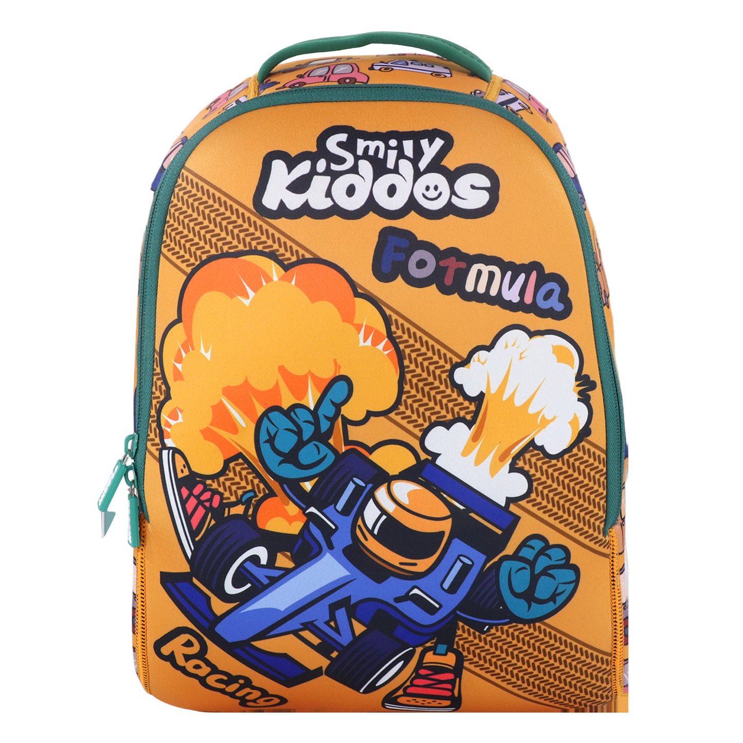 Smily Kiddos Junior Backpack Racing Theme