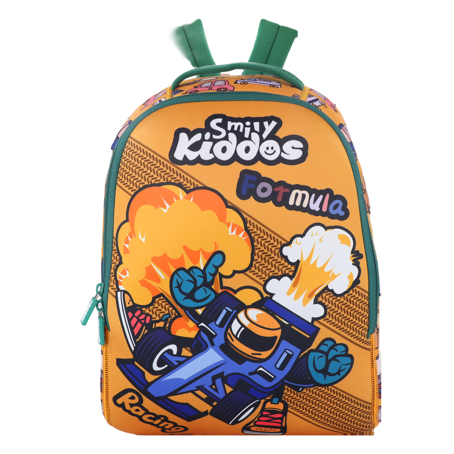 Smily Kiddos Junior Backpack Racing Theme
