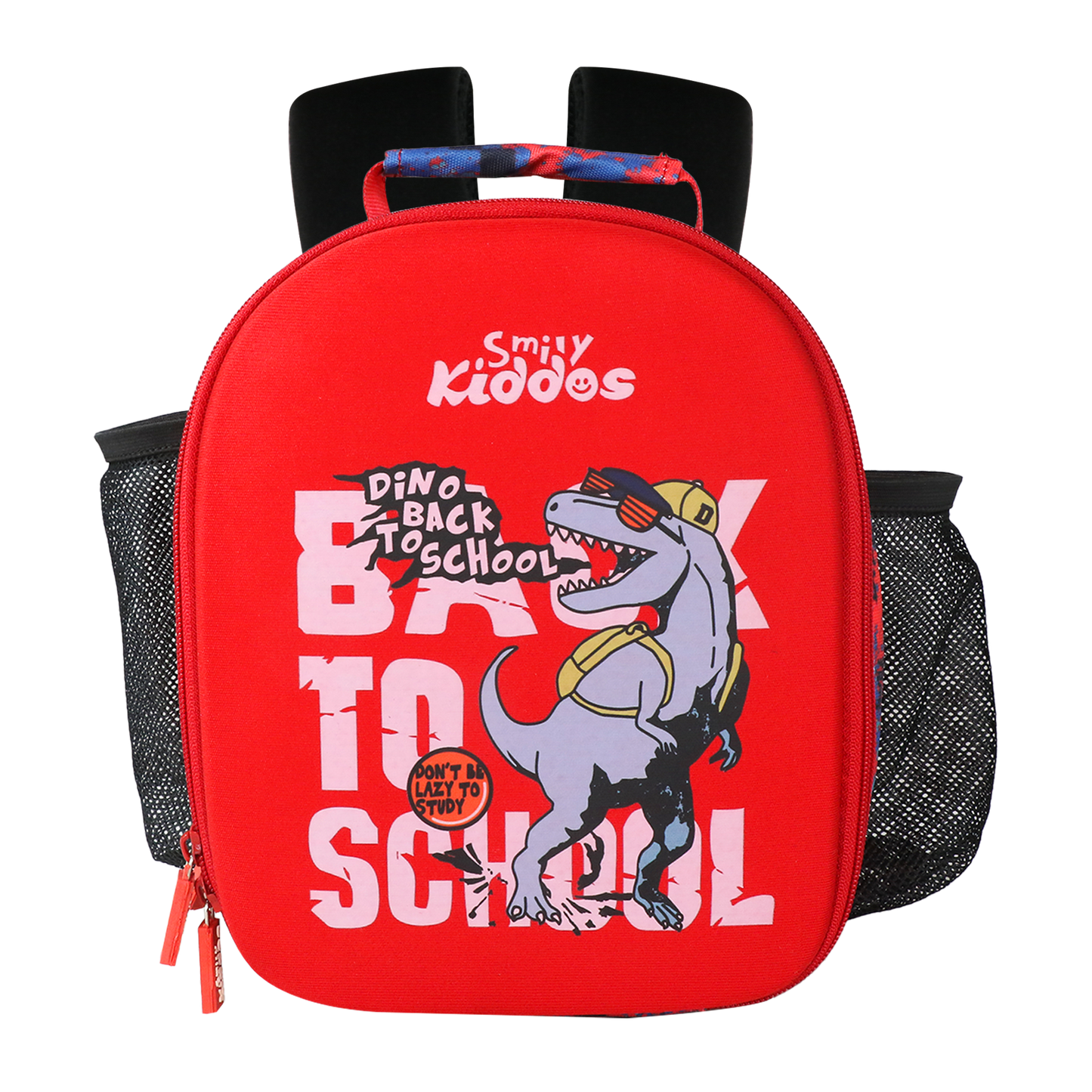 Smily Kiddos Eva Pre School Backpack Dino Theme - Red