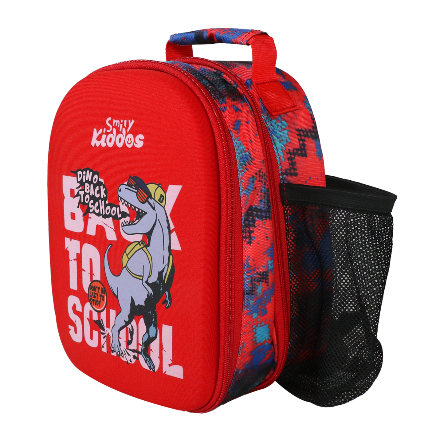 Smily Kiddos Eva Pre School Backpack Dino Theme - Red