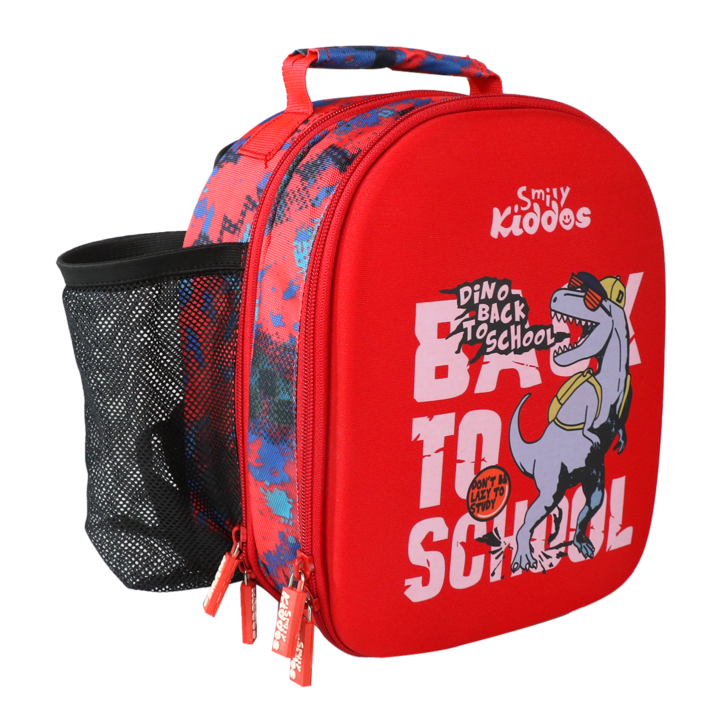 Smily Kiddos Eva Pre School Backpack Dino Theme - Red
