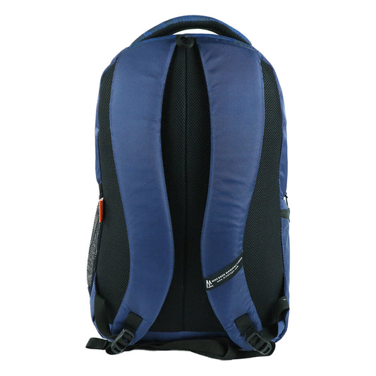 Gladiator deluxe laptop backpack with rain cover - blue