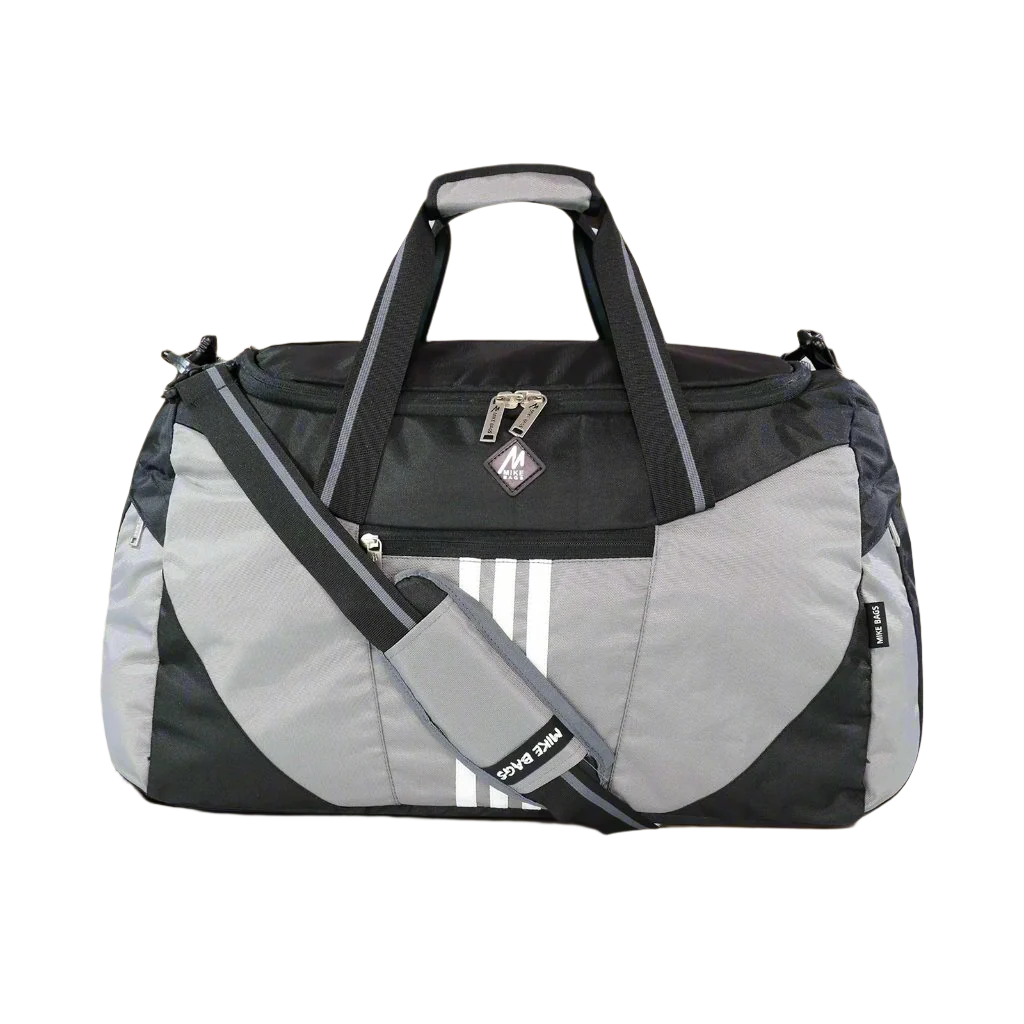 Mike Delta Duffel Bag - Grey & Black