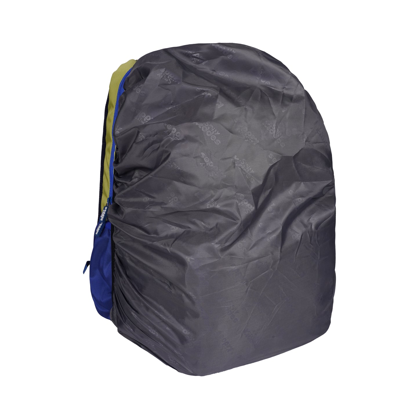 Smily Kiddos Giggle Laptop Backpack – Blue & Green with Rain Cover
