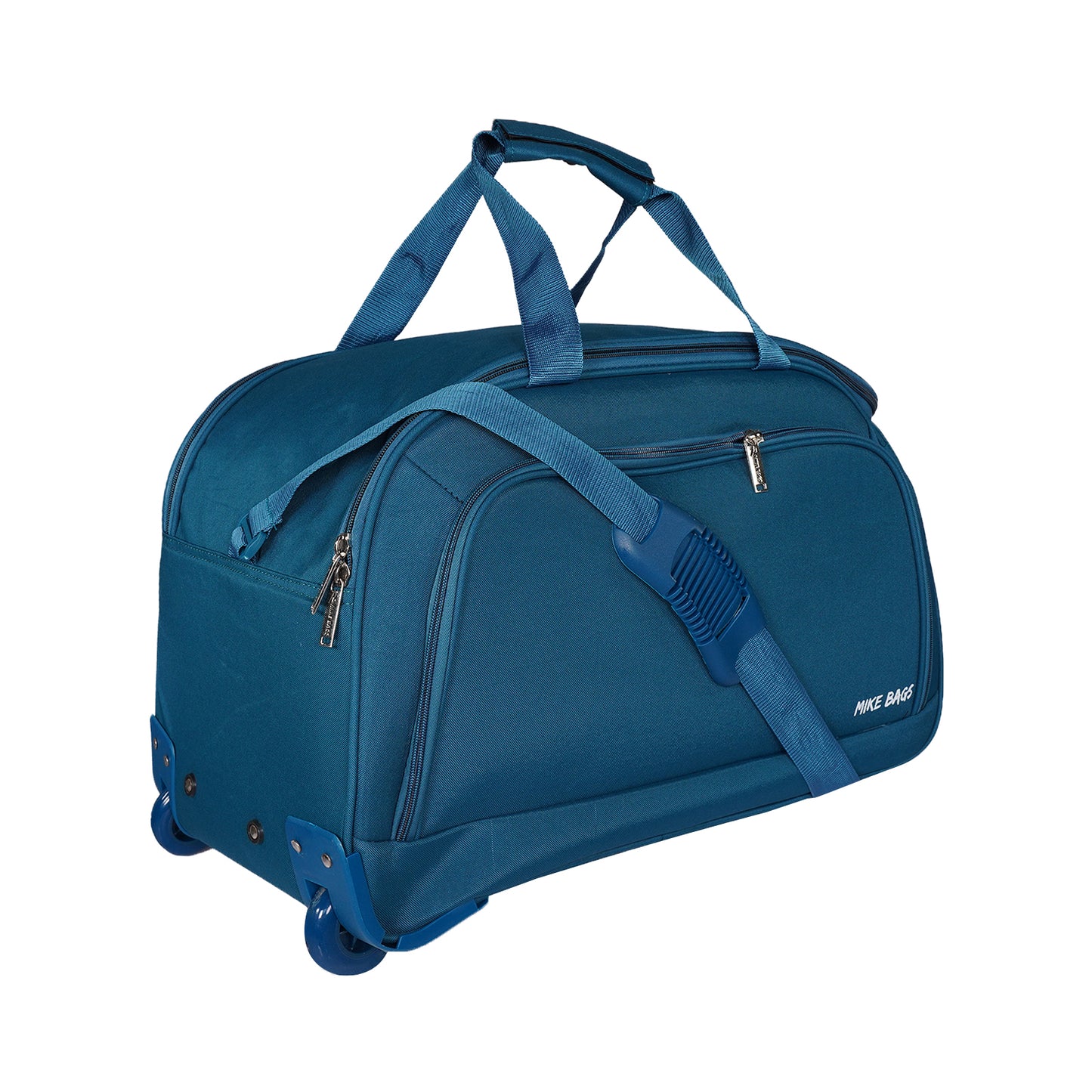 Mike Oxford Lite Duffle Trolley Bag Set of 3 - Teal Green