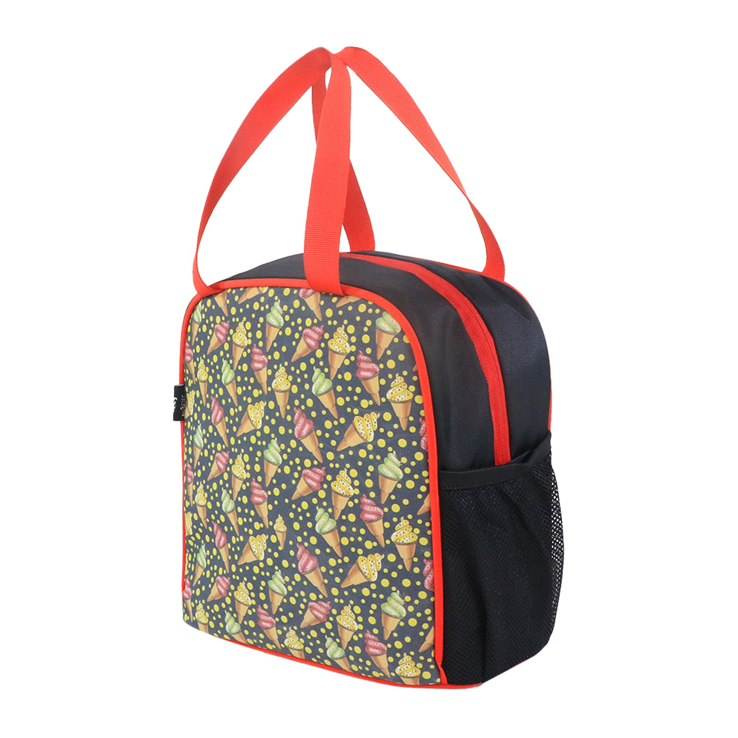 3 in 1 School Bag Includes lunch bag, 14 inch School Bags, & pencil case in box packing (1 Set/Yellow)